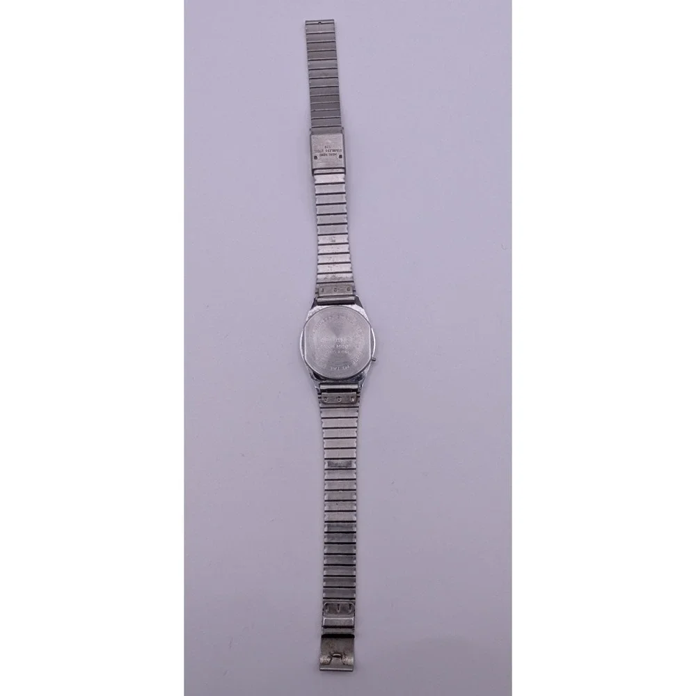 VTG ADVANCE Digital Watch Mens Classic Retro‎ Silver Tone Expandable New Battery